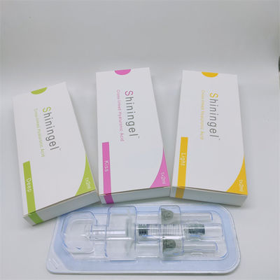 Cross Linked Sodium Hyaluronate Gel 2ml Cheek Fillers For Sagging Jowls