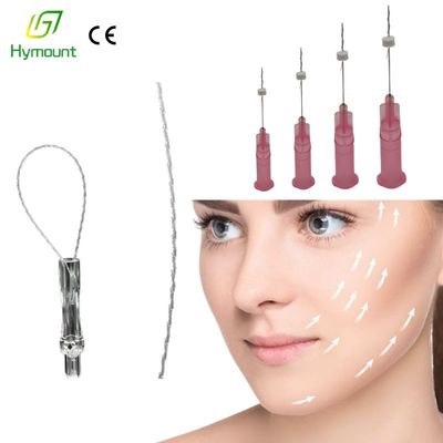 60mm Dissolvable Medical PDO Thread Lift Absorbable Barb Screw PCL Cog Thread