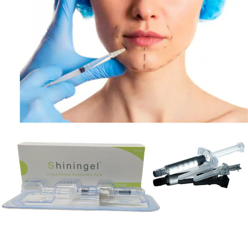0.15-0.28mm Particle Injectable Hyaluronic Acid Gel 1ml Dermal Filler For Under Eyes